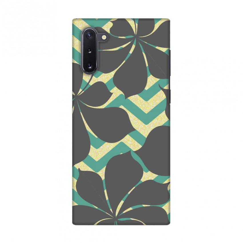 Random on Chevron - Yellow and Teal Slim Hard Shell Case For Samsung